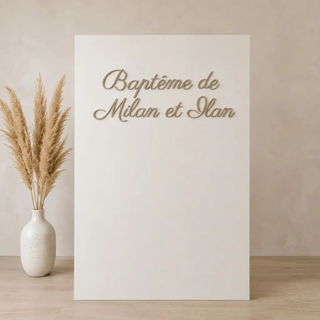 Backdrop rectangle personnalisable en location pour événements