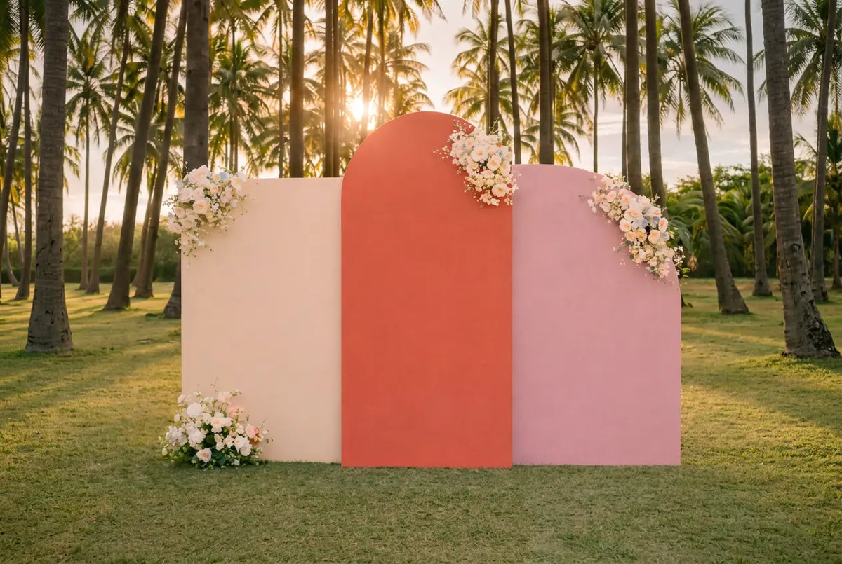 Backdrops personnalisés pour événements par Célébration Parfaite à La Réunion